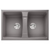CHẬU RỬA BÁT BLANCO LEXA 8 ALU METALLIC